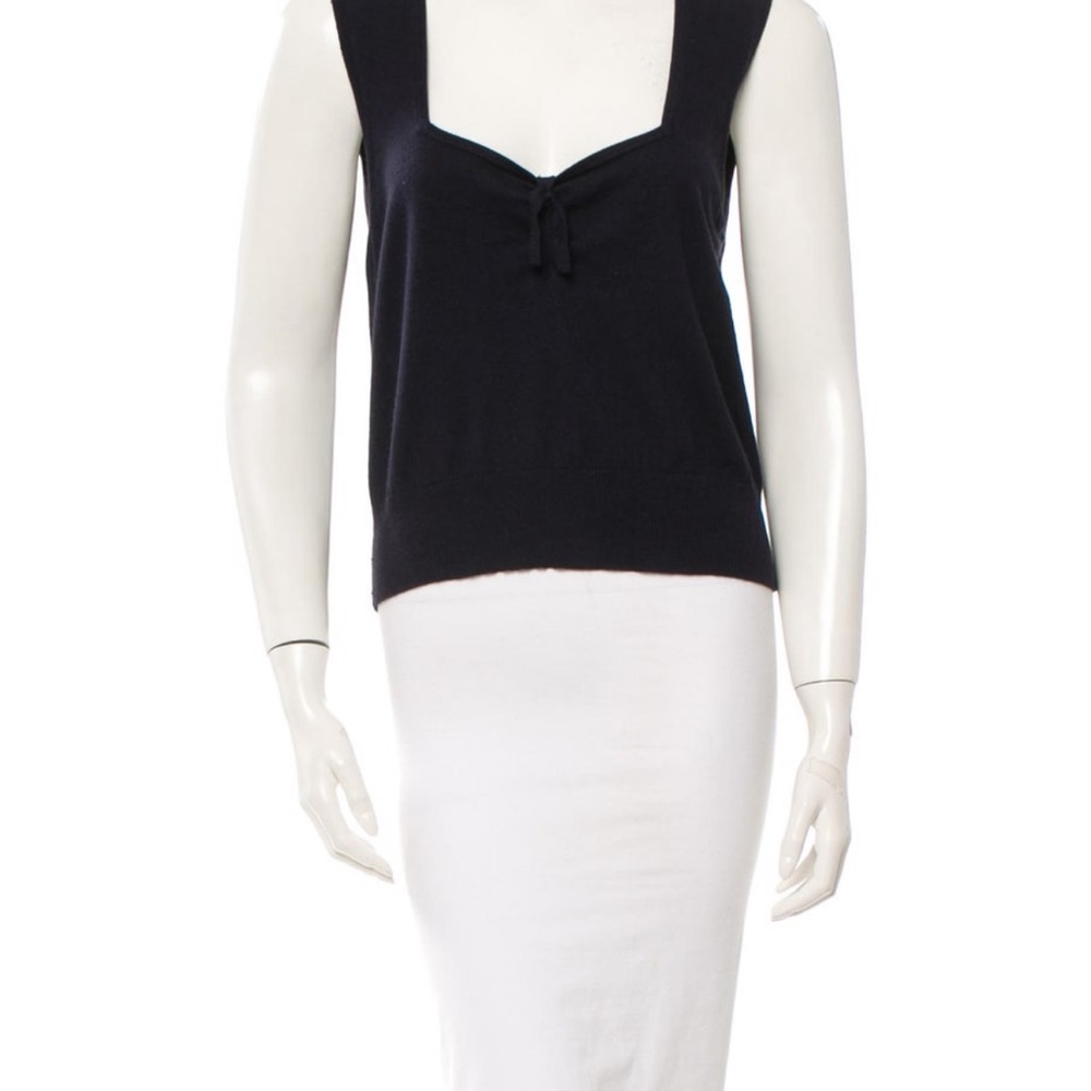 TIBI silk sweater Navy blue, excellent condition.